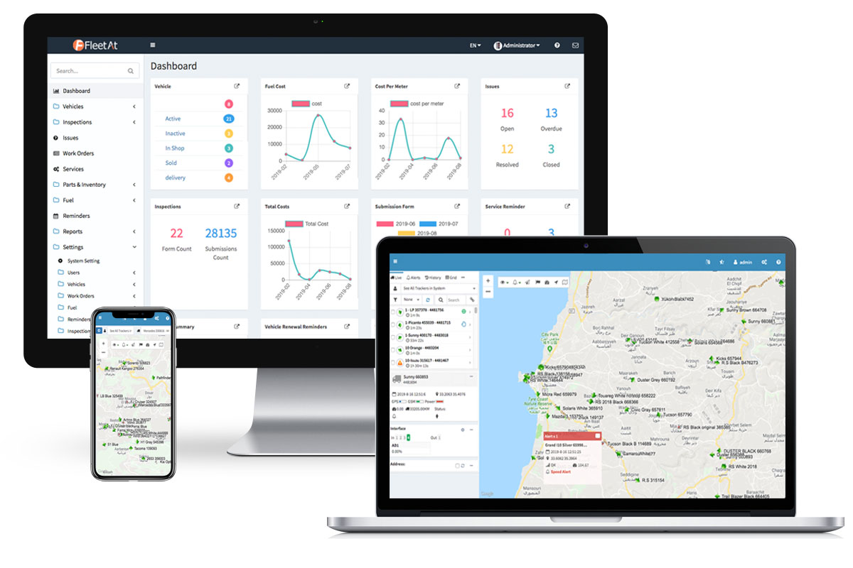 Proveedor de rastreadores GPS | Software de gestión de flotas | Sistema de rastreo GPS | AI Dash Cam | Sistema de posicionamiento interior 